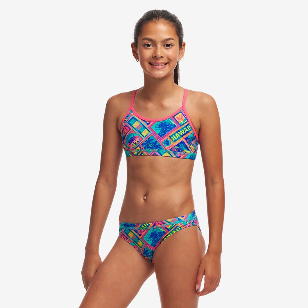 FUNKITA GIRLS TWO PIECE RACERBACK COCO CANAL