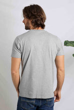 Load image into Gallery viewer, WEIRDFISH MENS FISHED ORGANIC BRANDED TEE GREY MARL
