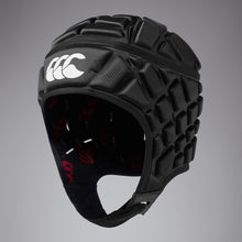 Load image into Gallery viewer, CANTERBURY RAZE RUGBY HEADGUARD BLACK/RED
