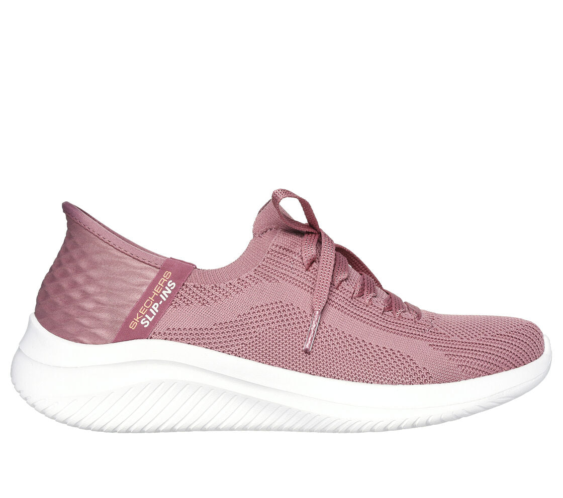 SKECHER WOMENS ULTRA FLEX 3 SLIP IN MAUVE