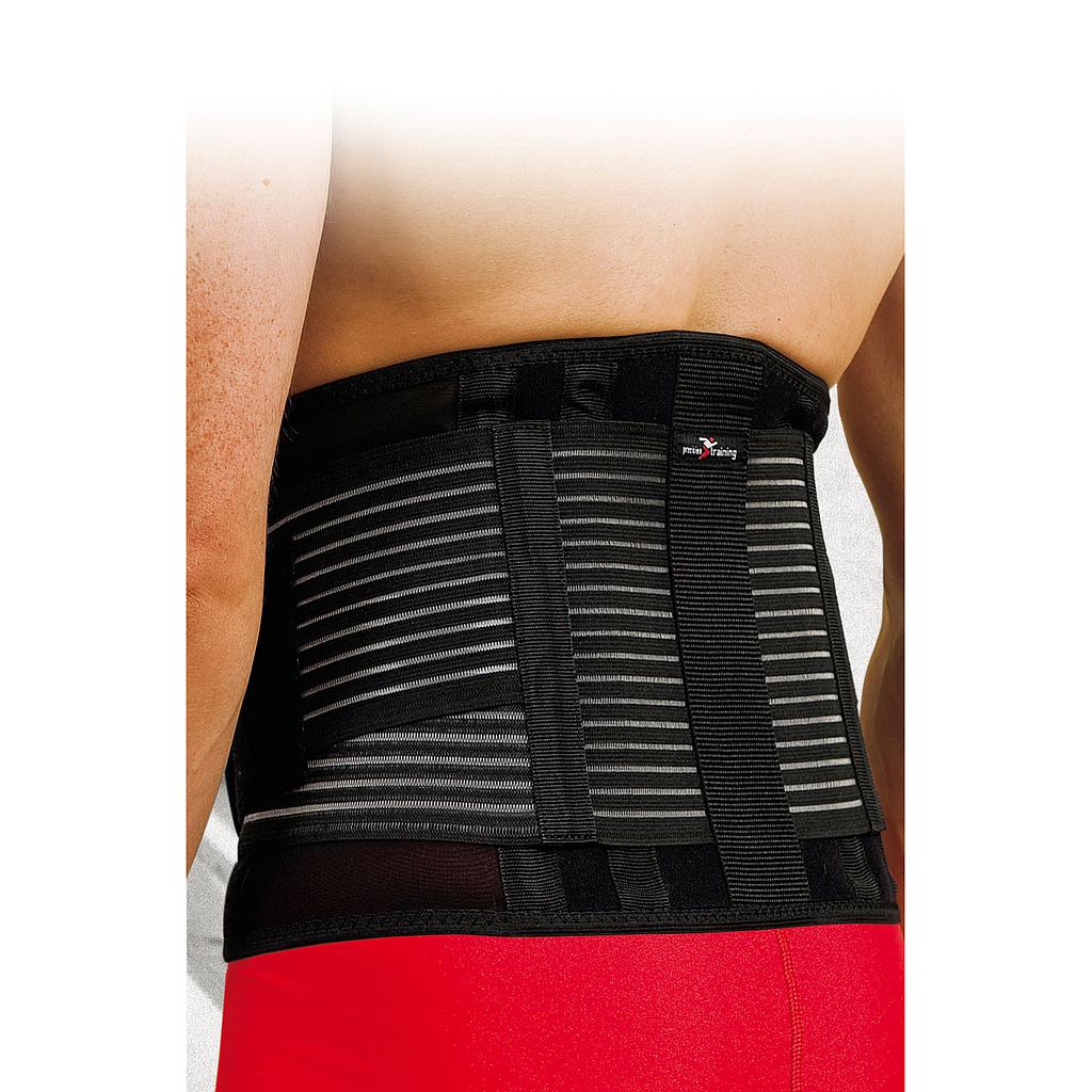 PRECISION NEOPRENE BACK BRACE WITH STAYS BLACK