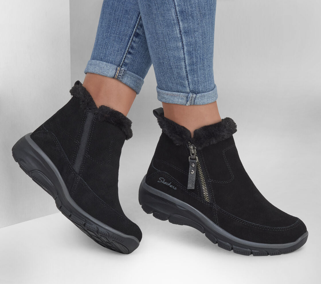 Skechers side zip boots online