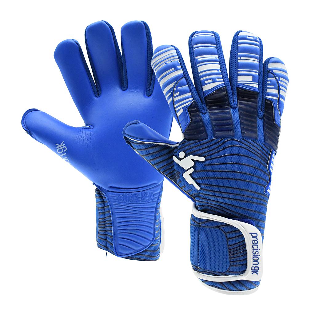 PRECISION JUNIOR ELITE 2.0 GRIP GOAL KEEPER GLOVES BLUE