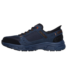 Load image into Gallery viewer, SKECHER MENS OAK CANYON SLIP IN NAVY/ORANGE
