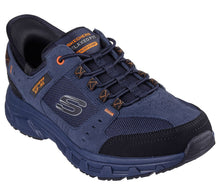 Load image into Gallery viewer, SKECHER MENS OAK CANYON SLIP IN NAVY/ORANGE
