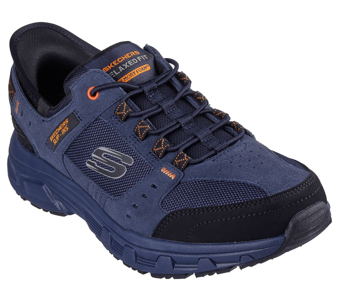 Skechers shoes mens orange on sale