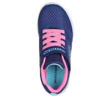 Load image into Gallery viewer, SKECHERS GIRLS MICROSPEC MAX RACER GAL NAVY/PINK
