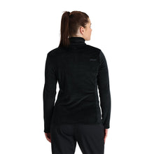 Load image into Gallery viewer, SPYDER SHIMMER BUG 1/2 ZIP BLACK SMALL
