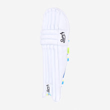 Load image into Gallery viewer, KOOKABURRA RAPID 5.1 CRICKET BATTING PADS WHITE/BLUE
