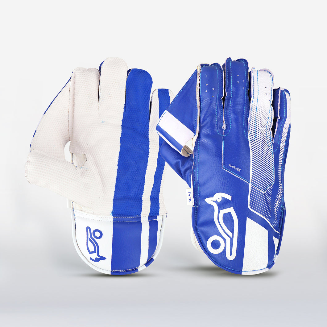 KOOKABURRA SC 4.1 WICKET KEEPING GLOVE YOUTH BLUE