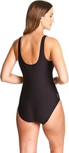 Load image into Gallery viewer, ZOGGS WOMENS MARLEY SCOOPBACK ONE PIECE SWIMSUIT BLACK
