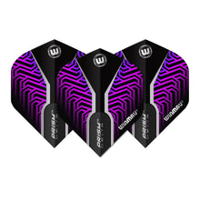 Load image into Gallery viewer, WINMAU PRISM DELTA DART FLIGHTS BLACK/PURPLE 6915-281
