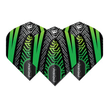 Load image into Gallery viewer, WINMAU PRISM ALPHA DART FLIGHTS GREEN/  BLACK 6915-733
