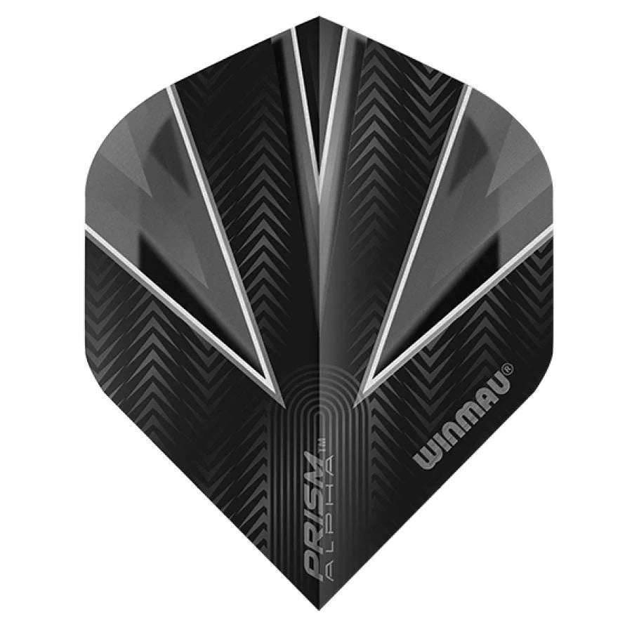 WINMAU ALPHA DART FLIGHTS BLACK