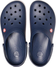Load image into Gallery viewer, CROCS CROCBAND CLOG NAVY/RED/WHITE STRIPE
