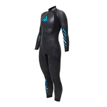 Load image into Gallery viewer, AQUASPHERE WOMENS AQUASKIN FULL SUIT 1.5MM BLACK/BLUE
