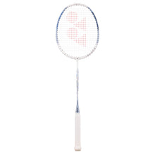 Load image into Gallery viewer, YONEX NANOFLARE 001 BADMINTON RACKET CLEAR WHITE/SAX
