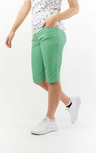 Load image into Gallery viewer, PURE GOLF WOMENS TRUST BERMUNDA SHORTS - SAGE GREEN
