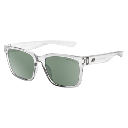 DIRTY DOG GOAT CRYSTAL GREY/GREEN POLARISED SUNGLASSES