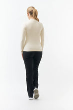 Load image into Gallery viewer, PURE GOLF  OLWEN MOCK NECK TOP CHAMPAGNE
