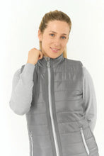 Load image into Gallery viewer, PURE GOLF  HEMIPHERE FAUX FUR GILET CHARCOAL GREY
