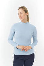 Load image into Gallery viewer, PURE GOLF OLWEN MOCK NECK POWDER BLUE
