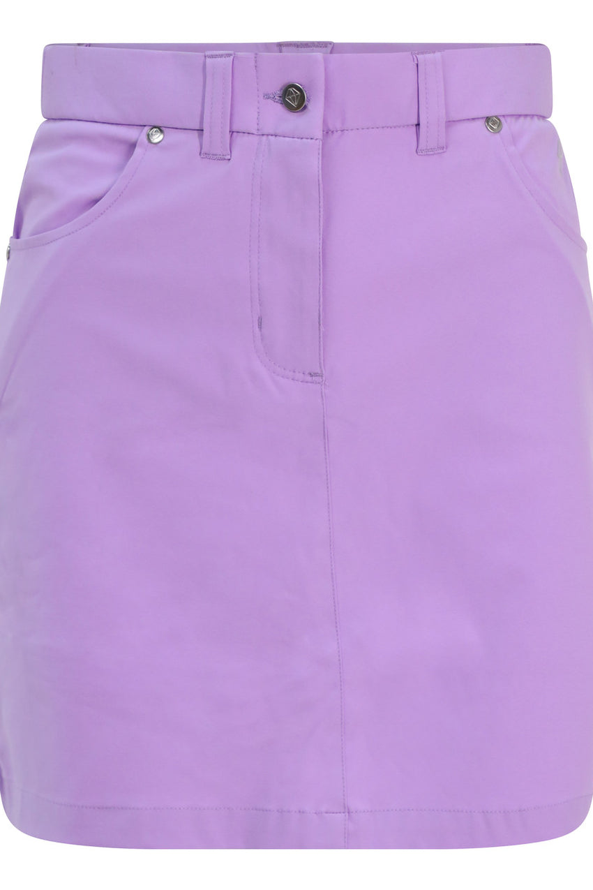 PURE GOLF WOMENS CALM 50CM SKORT LILAC