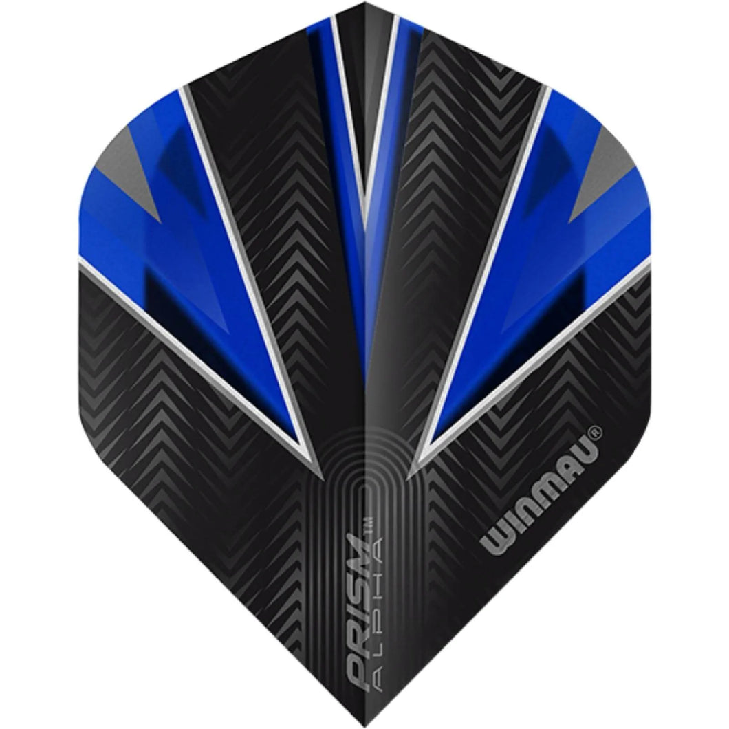 WINMAU ALPHA DART FLIGHTS BLAKC/BLUE