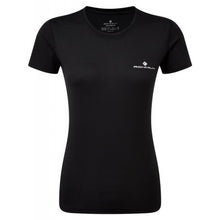 Load image into Gallery viewer, RONHILL WOMENS CORE SHORT SLEEVE TEE BLACK
