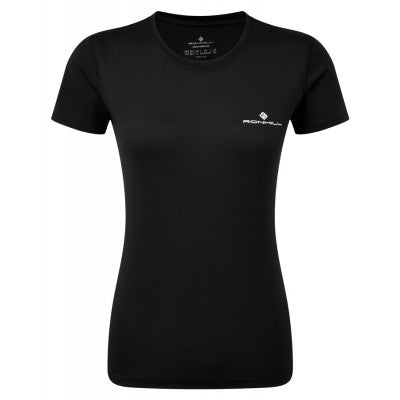 RONHILL WOMENS CORE SHORT SLEEVE TEE BLACK