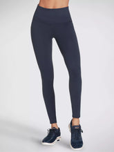 Load image into Gallery viewer, SKECHERS WOMENS GO WALK HIGH WAISTED LEGGINGS II NAVY
