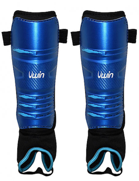 UWIN HOCKEY SHINGUARDS ROYAL BLUE/BLACK/AQUA