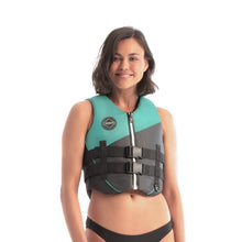 Load image into Gallery viewer, JOBE  WOMENS NYLON VEST VINTAGE TEAL
