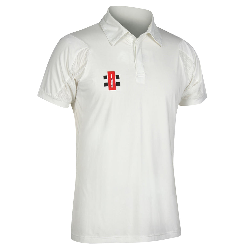 OXTON CC SENIOR VELOCITY SHIRT SHORT SLEEVE IVORY