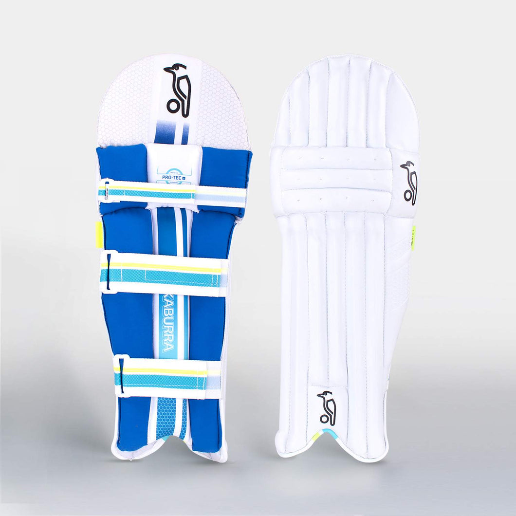 KOOKABURRA RAPID 5.1 CRICKET BATTING PADS WHITE/BLUE