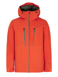 PROTEST MENS MOTHY SKI JACKET BURNT ORANGE