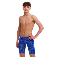 Load image into Gallery viewer, FUNKY TRUNKS BOYS TRAINING JAMMERS MUCH MUNCHIES BLUE
