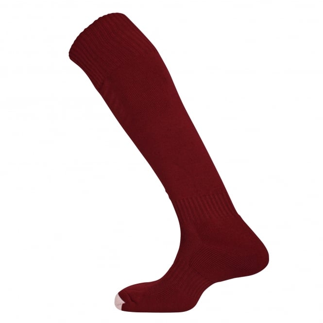 MITRE MERCURY PLAIN FOOTBALL SOCKS - MAROON