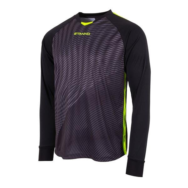 STANNO JUNIOR VORTEX GOAL KEEPER SHIRT LONGSLEEVE BLACK/NEON YELLOW