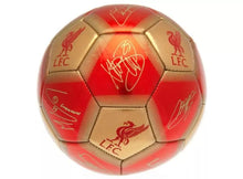 Load image into Gallery viewer, LIVERPOOL MERCHANDISE SIGNED FOOTBALL SIZE 5
