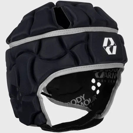 BODY ARMOUR CLUB RUGBY HEAD GUARD  BLACK