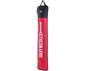 GRAY NICOLLS  CRICKET BAT COVER BAG BLACK/RED