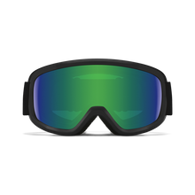 Load image into Gallery viewer, SMITH JUNIOR SNOWDAY SKI GOGGLE BLACK GREEN SOL-X MIRROR S3
