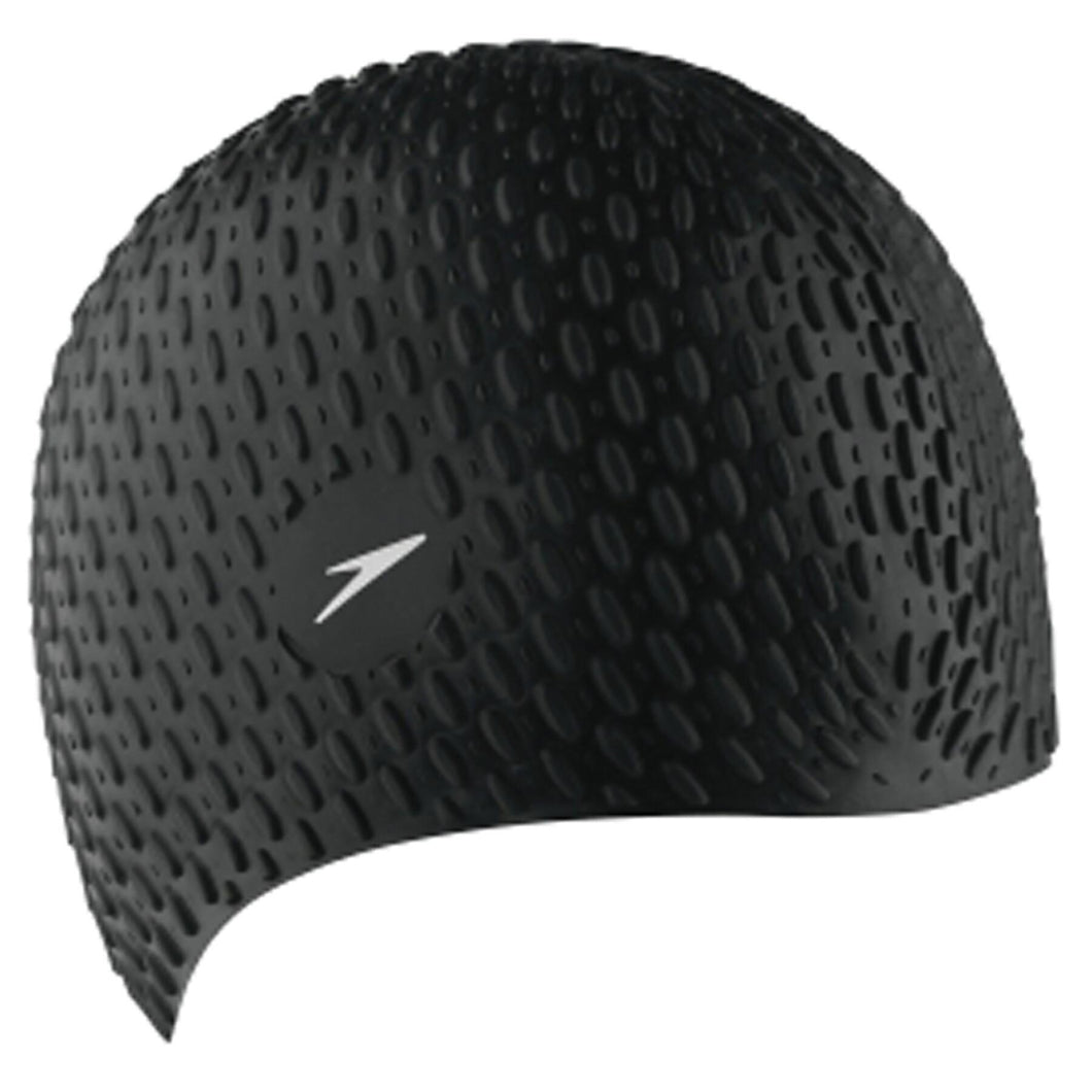 SPEEDO BUBBLE SWIM CAP BLACK