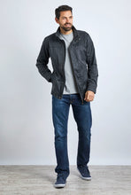 Load image into Gallery viewer, WEIRD FISH MENS PEMBROKE PIGMENT JACKET - WASHED BLACK
