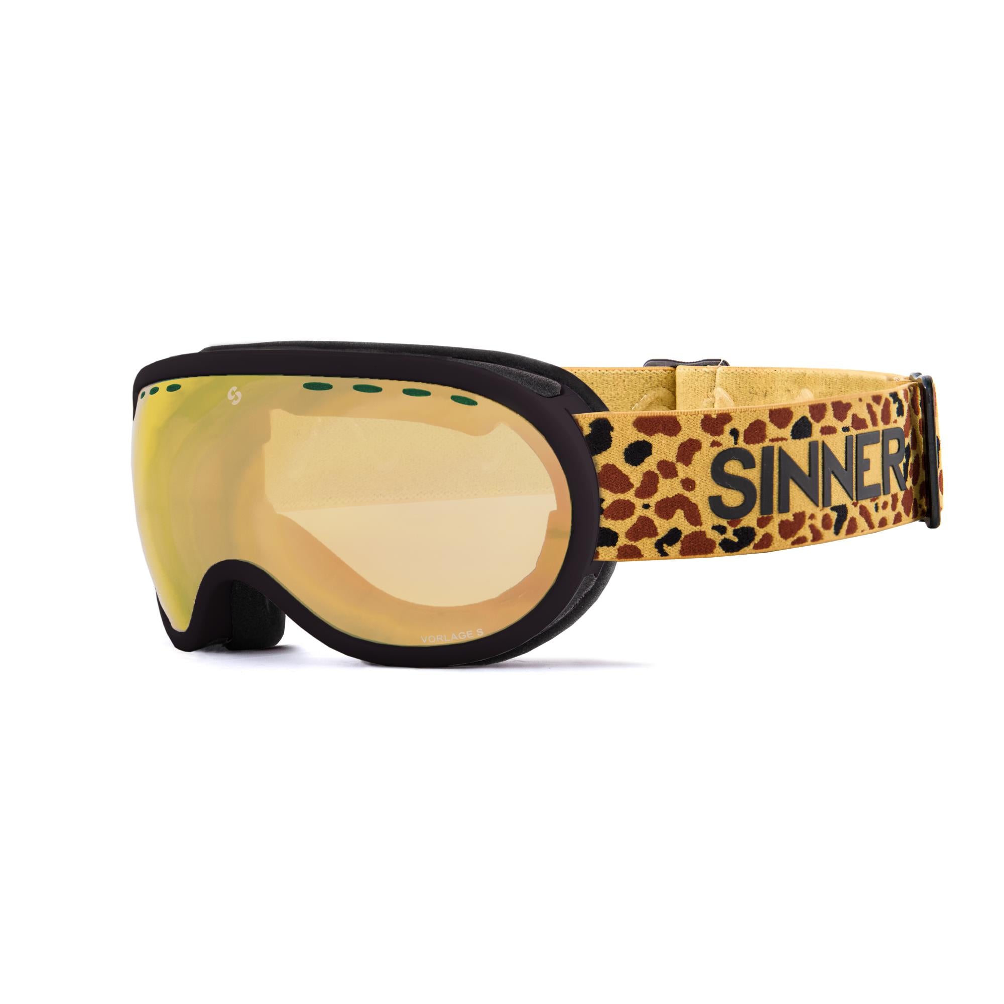 Leopard print ski goggles online