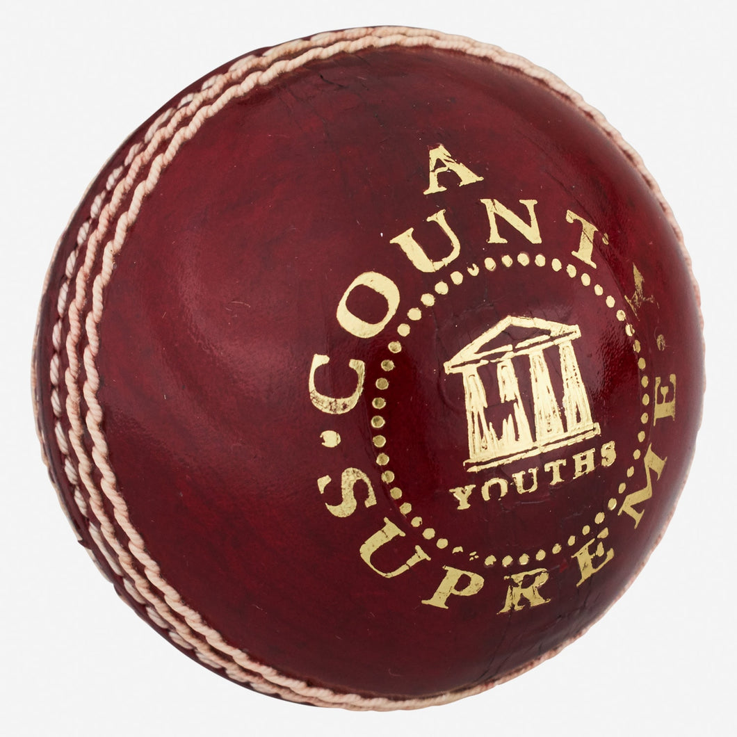 READERS COUNTY SUPREME 'A' YOUTH CRICKET BALL