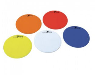 PRECISION MULTI COLOUR ROUND MARKER DISCS SET OF 10