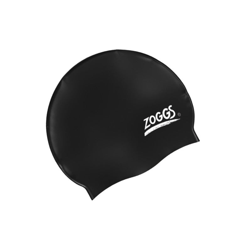 ZOGGS SILICONE SWIM CAP BLACK