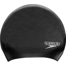 Load image into Gallery viewer, SPEEDO LONG HAIR CAP BLACK
